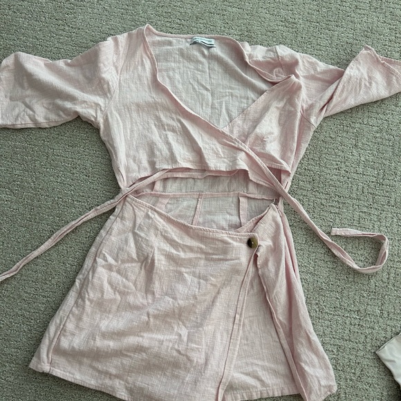 Urban outfitters pink skort set - Picture 3 of 4